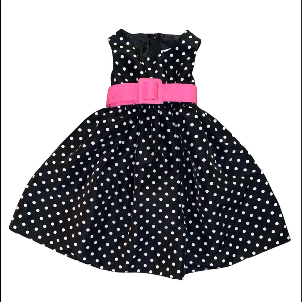 👗Toddler Girl Polka Dotted Dress, 2T, EUC, Perfect everyday/party/photoshoot